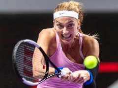 Petra Kvitova machte zwischenzeitlich viel Druck, musste sich aber am Ende erneut geschlagen geben (Bild: KEYSTONE/EPA/ALEX PLAVEVSKI)