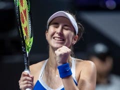 Belinda Bencic eröffnen sich dank dem ersten Sieg gute Perspektiven (Bild: KEYSTONE/EPA/ALEX PLAVEVSKI)