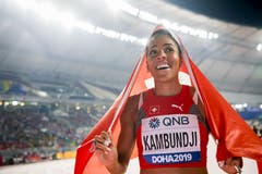 Mujinga Kambundji holt sich sensationell die Bronze-Medaille an der Leichtathletik-WM in Doha.