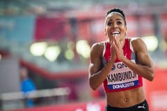 Mujinga Kambundji holt sich sensationell die Bronze-Medaille an der Leichtathletik-WM in Doha.