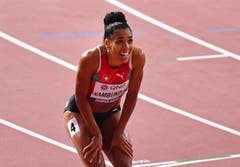Mujinga Kambundji holt sich sensationell die Bronze-Medaille an der Leichtathletik-WM in Doha.
