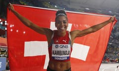 Mujinga Kambundji holt sich sensationell die Bronze-Medaille an der Leichtathletik-WM in Doha.
