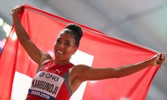 Mujinga Kambundji holt sich sensationell die Bronze-Medaille an der Leichtathletik-WM in Doha.
