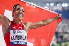 Mujinga Kambundji holt sich sensationell die Bronze-Medaille an der Leichtathletik-WM in Doha.