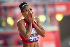 Mujinga Kambundji holt sich sensationell die Bronze-Medaille an der Leichtathletik-WM in Doha.