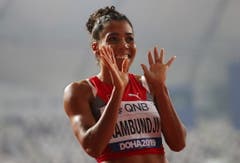 2019: Weltmeisterschaften DohaUnd dann schafft sie es doch noch: Mujinga Kambundji erreicht ihr grosses Ziel an einer WM - sie schafft den Finaleinzug über 200 Meter in beeindruckender Manier. Auf eine Medaille wird aufgrund ihrer Zeit plötzlich immer mehr spekuliert. (Bild: Keystone)