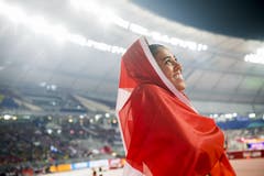 Mujinga Kambundji holt sich sensationell die Bronze-Medaille an der Leichtathletik-WM in Doha.