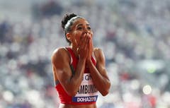 Mujinga Kambundji holt sich sensationell die Bronze-Medaille an der Leichtathletik-WM in Doha.