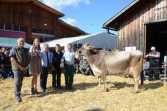 Miss Wartau wurde Sarah, eine Silverstone-Tochter, gezüchtet und im Besitz der Familie Walter, Annelies und David Forrer aus Weite. (Bilder: Corinne Hanselmann)