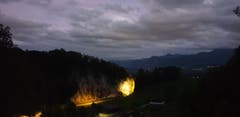 Abendstimmung mit Blick auf den Hirschensprung. (Bild: Petra Wüst)