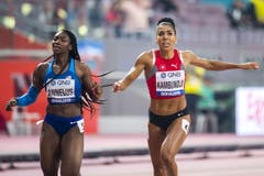 Mujinga Kambundji holt sich sensationell die Bronze-Medaille an der Leichtathletik-WM in Doha.