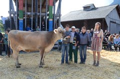 Erstmelkchampion Karolin von Andres Gabathuler, Malans.
