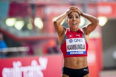 Mujinga Kambundji holt sich sensationell die Bronze-Medaille an der Leichtathletik-WM in Doha.