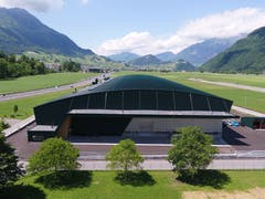 Die Halle mit der Grösse von zwei Fussballfeldern hat rund 45 Millionen Franken gekostet. (Bild: PD)