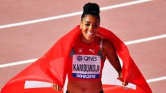 Mujinga Kambundji holt sich sensationell die Bronze-Medaille an der Leichtathletik-WM in Doha.