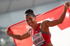 Mujinga Kambundji holt sich sensationell die Bronze-Medaille an der Leichtathletik-WM in Doha.