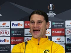 Nicht immer lässt Gerardo Seoane seinen Gefühlen freien Lauf wie hier (Bild: KEYSTONE/PETER KLAUNZER)