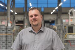 Tom Wepfer, Betriebsleiter Postlogistikzentrale Gossau. (Bild: Lisa Jenny)