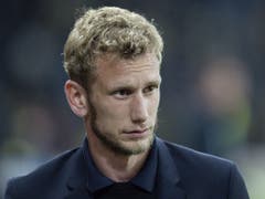 Nur einer der vielen Abwesenden bei YB: Fabian Lustenberger laboriert aktuell an einer Bänderverletzung (Bild: KEYSTONE/PETER SCHNEIDER)