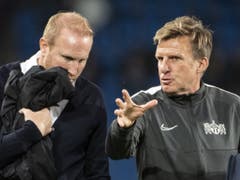 Ludovic Magnin (links) wird im Cup-Knüller bei den Young Boys durch Assistent Alfons Higl vertreten (Bild: KEYSTONE/ALESSANDRO DELLA VALLE)