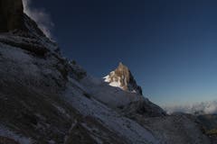 Öhrli: erster Schnee im Alpstein. (Bild: Heinz Weber)