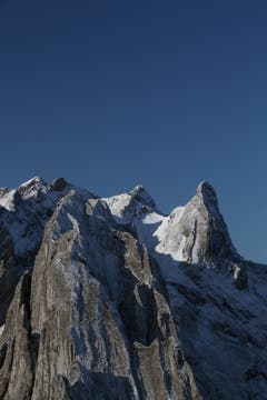 Die 1. Alpsteinkette ist überzuckert. (Bild: Heinz Weber)
