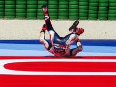Marc Marquez ist nach einem schmerzhaften Sturz wieder einsatzfähig (Bild: KEYSTONE/EPA ANSA/ALESSIO MARINI)
