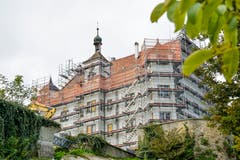Das Schloss Sonnenberg bei Stettfurt ist immer noch im Umbau. (Bild: Donato Caspari)