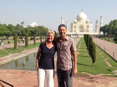 Taj Mahal, das Haupttouristenmagnet Indiens: ein Mausoleum von beispielloser Schönheit. (Bild: Walter Odermatt)