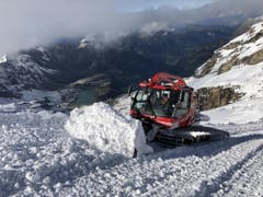 Pistenbully auf der Ice-Flyer-Piste (Bild: PD)