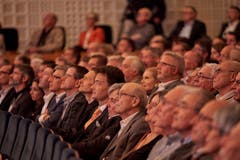 «Perspektiven 2020»: Im KKL Luzern drehte sich am Donnerstagabend alles um die Zentralschweizer Wirtschaft. Die besten Impressionen. (Bild: PD, Luzern, 31. Oktober 2019)