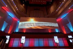 «Perspektiven 2020»: Im KKL Luzern drehte sich am Donnerstagabend alles um die Zentralschweizer Wirtschaft. Die besten Impressionen. (Bild: PD, Luzern, 31. Oktober 2019)