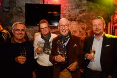 Frauenfeld TG , 09.11.2019 / Benefiz - Schlagernacht Frauenfeld mit DJ Greg und Reto Scherrer zu Gunsten des Jugendprojekts Lift. Heinz Belz ( 2. von rechts ) und das OK Team