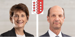 WallisBeat Rieder (CVP, 52'355 Stimmen)Marianne Maret (CVP, 48'402 Stimmen)