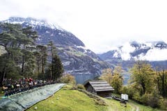 Eine schöne Kulisse mit dem Vierwaldstättersee (Bild: Alexandra Wey / Keystone, Rütli, 6. November 2019)