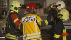 Die Einsatzkräfte sind vor Ort. (Bild: BRK News)