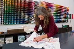 Petra Hüsler, Mitarbeiterin an der Hochschule für Design und Kunst in der Viscosistadt in Emmenbrücke. (Freie Fotografin/Eveline Beerkircher)