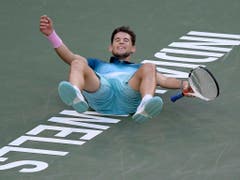 Erster Gegner von Roger Federer ist am Sonntagabend Dominic Thiem, der ihm im Final von Indian Wells eine schmerzliche Niederlage zufügte (Bild: KEYSTONE/AP/MARK J. TERRILL)