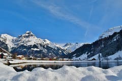 Bergpanorama Engelberg. (Bild: Hans Burch (8. Februar 2019))