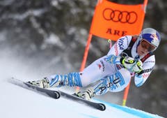 Vor einem Jahr feierte Vonn in Are einen Sieg. (Bild: Alessandro Trovati / AP)