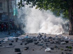 Bei Protesten in Haiti ist erneut ein Mensch getötet worden. (Bild: KEYSTONE/EPA EFE/JEAN MARC HERVE ABELARD)