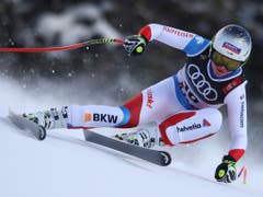 Corinne Suter auf dem Weg zur nächsten Medaille (Bild: Alessandro Trovati / AP)