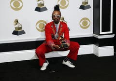 Fantastic Negrito mit dem Grammy für das beste Contemporary-Blues-Album. (Bild: John G. Mabanglo (Los Angeles, 10. Februar 2019))