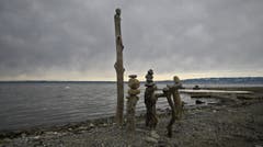 Die Bodenseewächter bei der Steinachmündung. (Bild: Walter Schmidt)