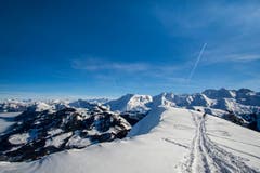 Grandiose Fernsicht auf dem Buochserhorn. (Bild: Vinzenz Blum, 6. Februar 2019)