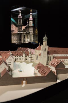 Das St.Galler Klosterbezirk um das Jahr 1750.
