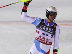 Ramon Zenhäusern - zusammen mit Wendy Holdener im Team-Wettbewerb unschlagbar (Bild: KEYSTONE/AP/ALESSANDRO TROVATI)