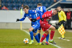 Olivier Custodio, zentrales Mittelfeld, Note 4Kommt in der 57. Minute als Stabilisator beim Stand von 1:1 ins Spiel. Er leistet, was er kann.(Bild: Martin Meienberger / Freshfocus)