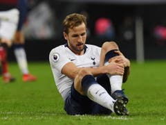 Etwas Trost kann den Dortmundern der Blick auf die Verletztenliste des Gegners spenden. Tottenham muss auf seine zwei wertvollsten Spieler verzichten. Nebst Goalgetter Harry Kane (im Bild) fehlt den Spurs im Mittelfeld auch Dele Alli (Bild: KEYSTONE/EPA/NEIL HALL)