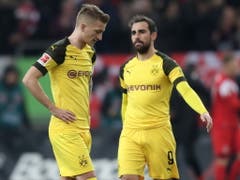 Mit Marco Reus und Paco Alcacer fehlen dem BVB beim Achtelfinal-Hinspiel bei Tottenham zwei der gefährlichsten Offensivspieler (Bild: KEYSTONE/EPA/FRIEDEMANN VOGEL)